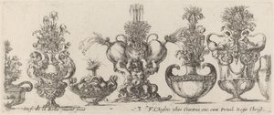 Fantastiska vaser, troligen 1646. av Stefano della Bella