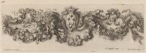 Festong med Medicis vapen, troligen 1648. av Stefano della Bella