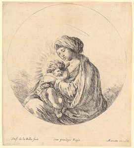 Maria med barnet av Stefano della Bella