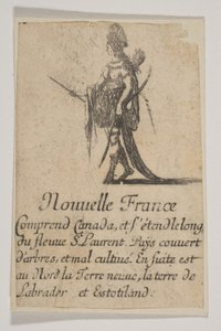 Nya Frankrike, 1644. av Stefano della Bella