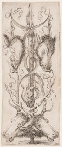 Ornament eller grotesker (Grotesque Ornament) av Stefano della Bella