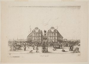 Place Dauphine av Stefano della Bella