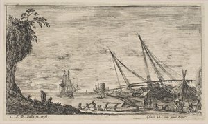 Skylt 1: hamn med fartyg, från 