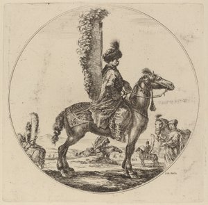 Polish Hussar av Stefano della Bella