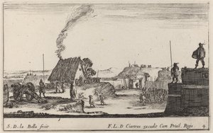 Soldat spelar trummor, ca. 1641. av Stefano della Bella