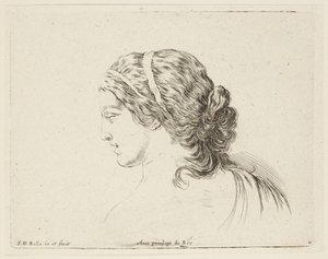 Studie (I principii del disegno, 11) av Stefano della Bella
