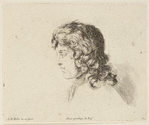 Studie (I principii del disegno, 25) av Stefano della Bella