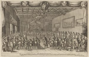 Banketten i Piacevoli, 1627. av Stefano della Bella