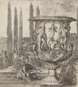 Mediciens vas, 1656. av Stefano della Bella