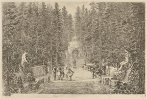 Vattensprayen, troligen 1653. av Stefano della Bella