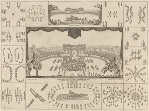 Turneringen genomfördes i Florens för storhertig Ferdinand II:s bröllop, 1637. av Stefano della Bella