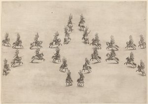 Tjugofyra kavaljerer i en oval, 1652.