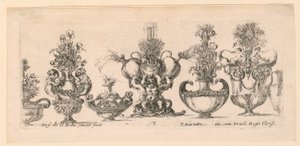 Vaser, från "Collection of Different Vases" av Stefano della Bella
