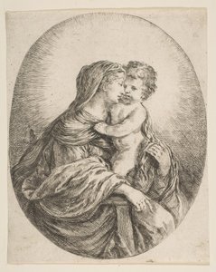 Virgin Embracing the Christ Child, ca. 1641. av Stefano della Bella