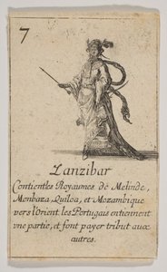Zanzibar, 1644. av Stefano della Bella
