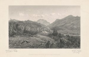 Franconia Notch, Vita bergen av Stephen Alonzo Schoff, after George L. Brown