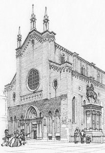 Kyrkan Saints Zanipolo, Venedig av Stephen Conlin