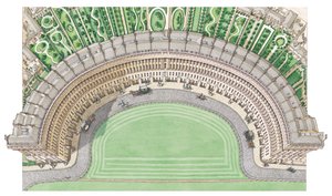 The Royal Crescent, Bath, ca 1780-1800 (bläck och akvarell) av Stephen Conlin