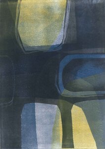 Arches Sun  Sea I, 2015 (monoprint på papper) av Stephen Dow