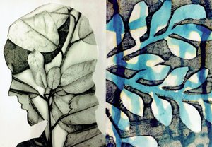 La Foret X, 2017 (collage) av Stephen Dow
