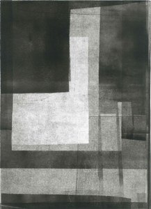 Nocturnus II, 2015 (monoprint på papper) av Stephen Dow