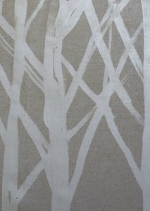 Tree I, 2016 (vax på tyg) av Stephen Dow