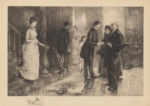 Besöket i staden av Stephen James Ferris after William Thomas Smedley
