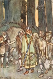 Och den natten var det fest och glädje i den ensamma kojan av Stephen Reid