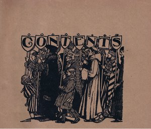 Innehållssida (litho) av Stephen Reid