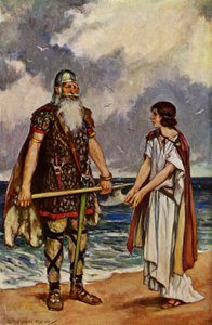 Illustration till The Book of Pirates (färg litho) av Stephen Reid