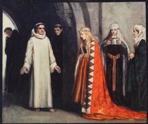 Sankt Bernard och hans syster Hombeline, illustration från 