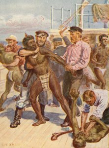 Illustration av biskop Pattesons liv (färglitografi)