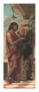 Johannes Döparen med St. Benedictus, 1874. av Storch and Kramer