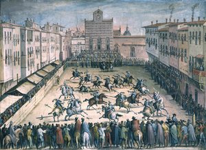 Horse Joust på Piazza Santa Croce, 1561-1562