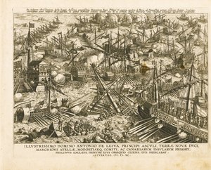 Slaget vid Lepanto den 7 oktober 1571, ca 1578