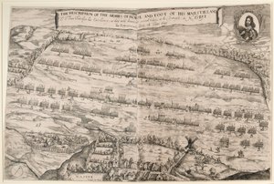 Beskrivning av Hans Majestäts Häst- och Fotarméer och Sir Thomas Fairefax; den Fowertonde dagen i juni 1645 av Streeter