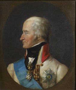 Porträtt av greve Levin Leonty August Theophil von Bennigsen 1745-1826, ca. 1810 av Stroely