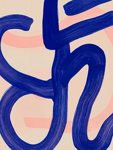 Abstrakt Blue Flow av Studio Palette