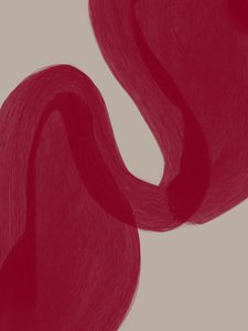 Vällande röda kurvor av Studio Palette