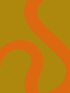 Flytande orange linjer av Studio Palette