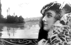 Alice Dufrene, ca 1900 (foto) av Studio Reutlinger