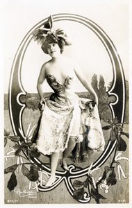 F : Marcelle Yrven , fransk skådespelerska - Teatrar : Palais Royal , Folies dramatiques, Paris - Alfabetet i vykort av Studio Reutlinger