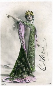 Den vackra Otero, vykort tidigt 1900-tal. (Foto) av Studio Reutlinger