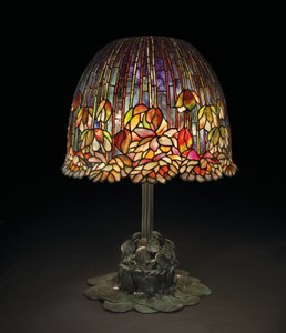 En bordslampa 