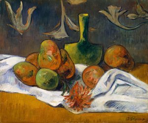 Fortfarande liv. av Style of Paul Gauguin