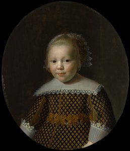 Porträtt av en ung pojke. av Style of Paulus Moreelse