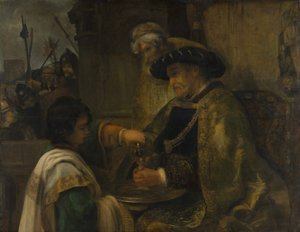 Pilatus tvättar händerna, troligen 1660-talet.