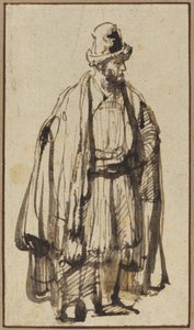 En orientalisk av Style of Rembrandt van Rijn