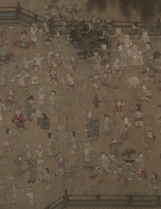 Hundra barn leker, 1100-1200-tal. av Su Hanchen
