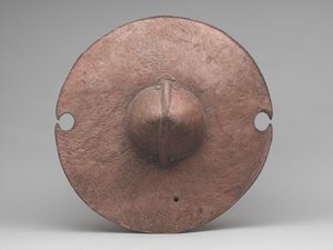 ’Daraga’ eller sköld, ca 1885 (flodhästskinn)